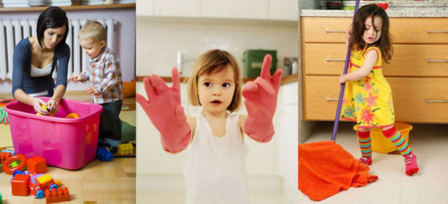 Дети и уборка в доме