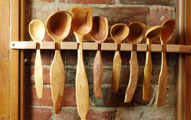 Хранение деревянной посуды